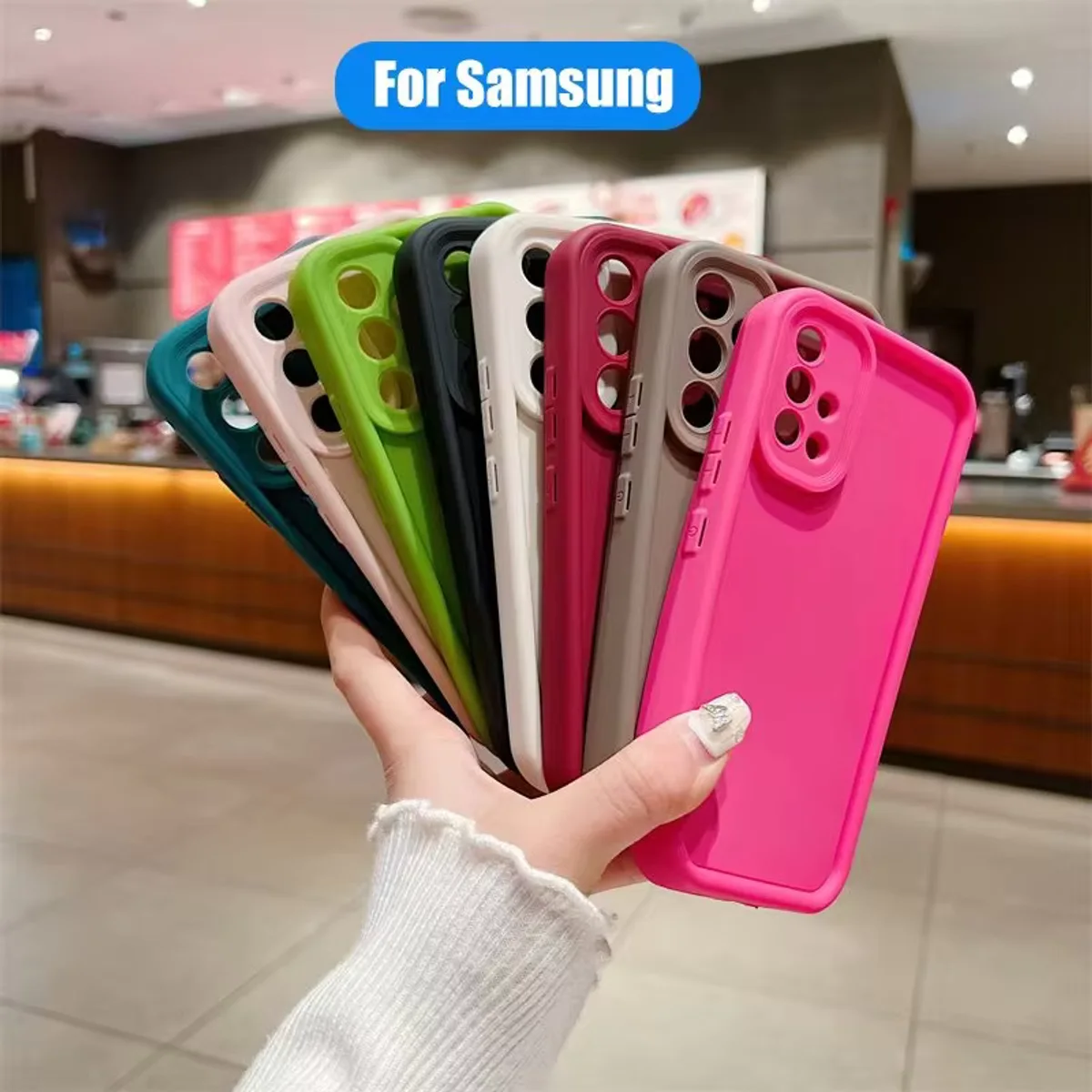 For A53 A55 A75 A52s matte TPU silicone case A53 A52 A32 A33 A13 A23