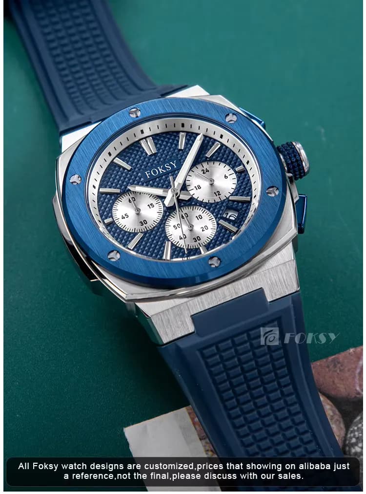 Design your own watch waterpoof stainless steel case montre homme, detail picture