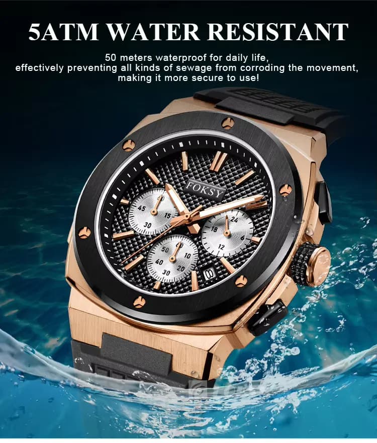 Design your own watch waterpoof stainless steel case montre homme, detail picture