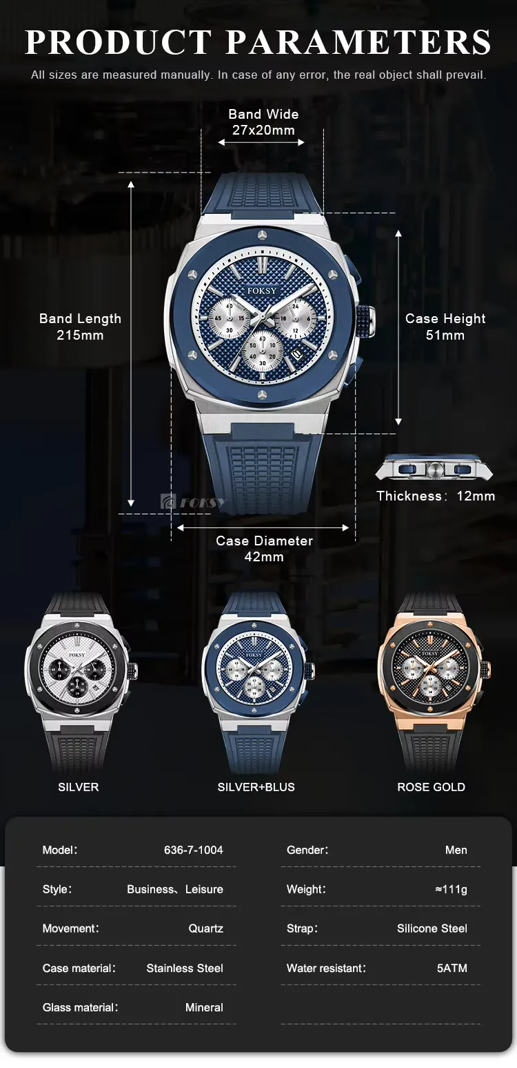 Design your own watch waterpoof stainless steel case montre homme, detail picture