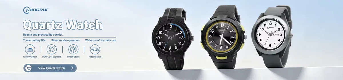 Factory hot mingrui men's quartz watch 41.5MM date calendar luminous, detail picture