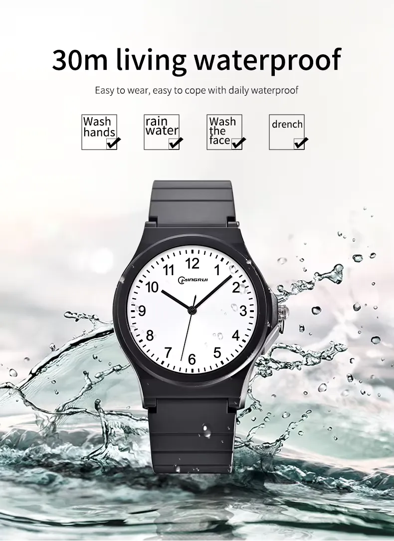 Factory hot mingrui men's quartz watch 41.5MM date calendar luminous, detail picture
