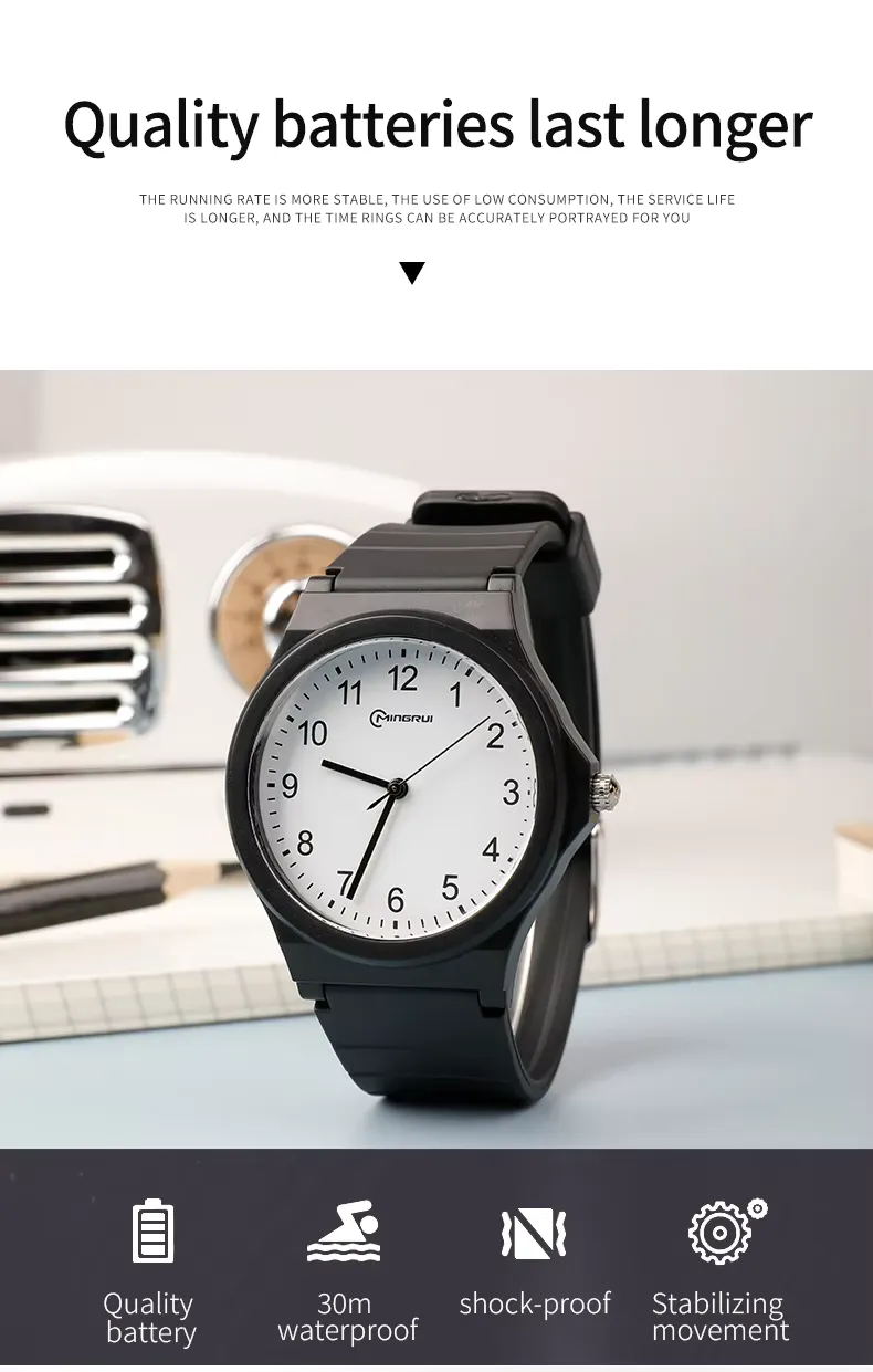 Factory hot mingrui men's quartz watch 41.5MM date calendar luminous, detail picture