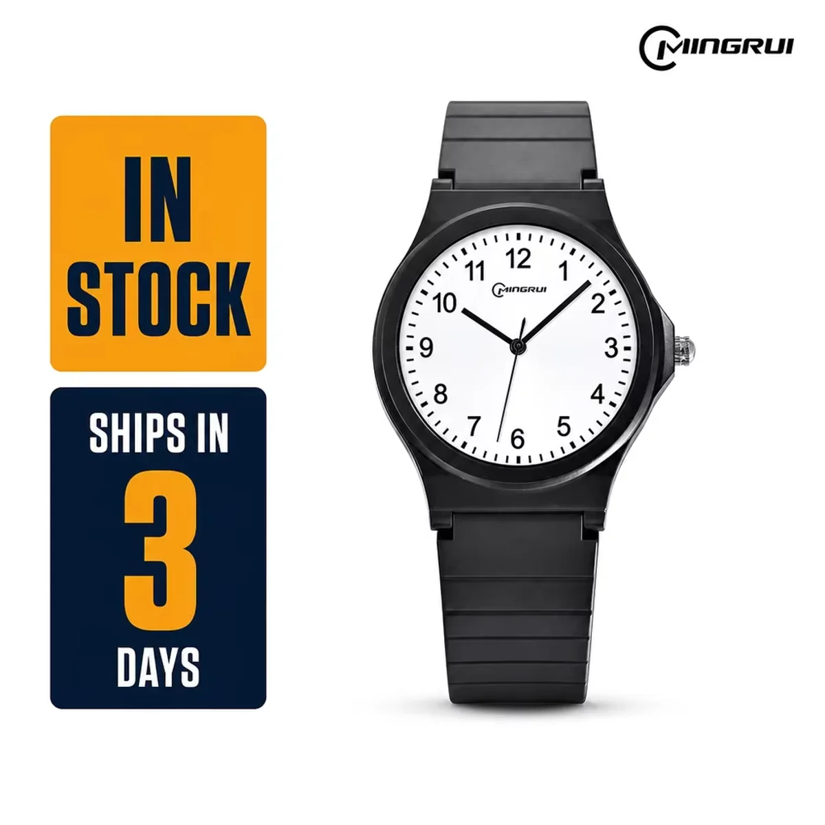 Factory hot mingrui men's quartz watch 41.5MM date calendar luminous