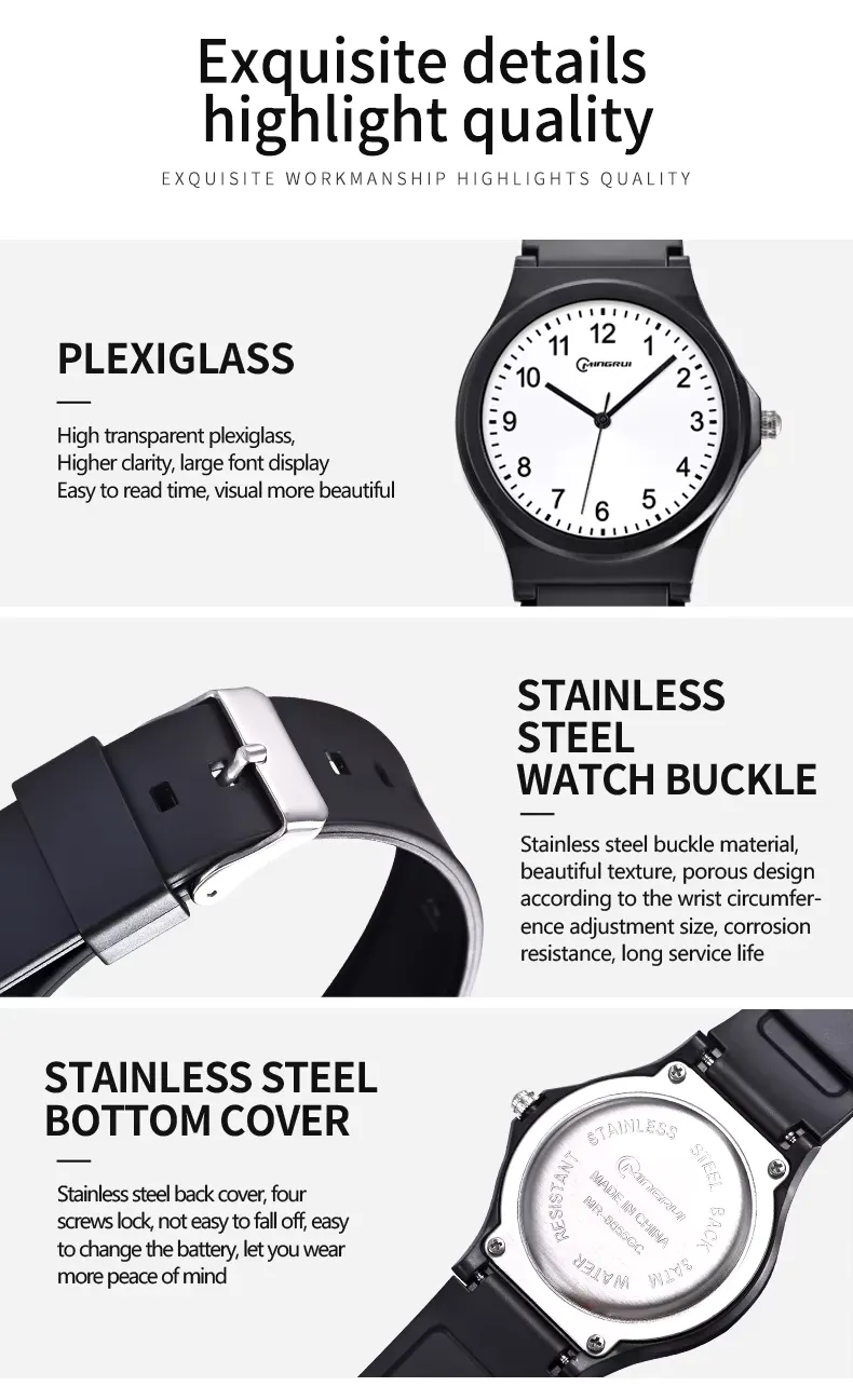 Factory hot mingrui men's quartz watch 41.5MM date calendar luminous, detail picture