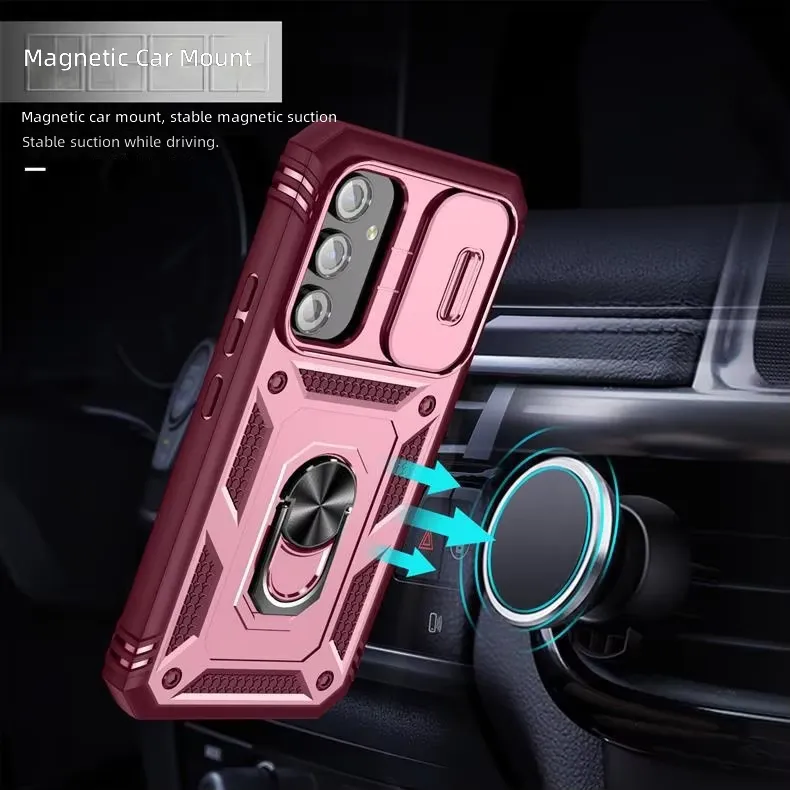 Shockproof magnetic tpu+pc armor design phone case for, detail picture