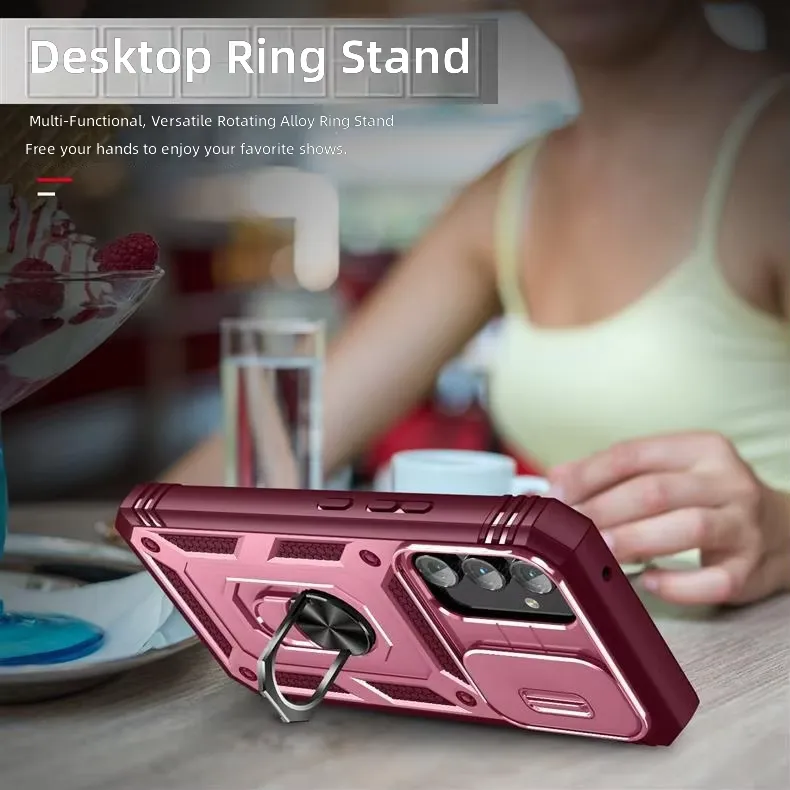 Shockproof magnetic tpu+pc armor design phone case for, detail picture