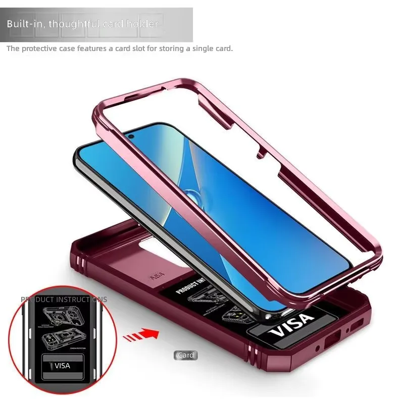 Shockproof magnetic tpu+pc armor design phone case for, detail picture