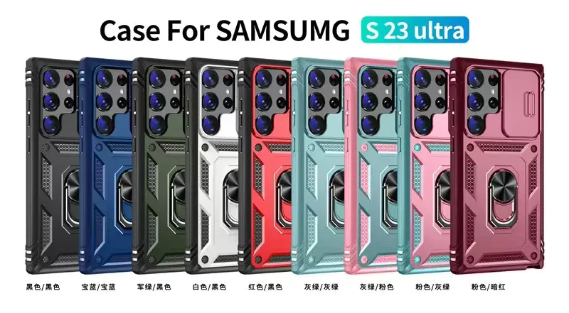Shockproof magnetic tpu+pc armor design phone case for, detail picture