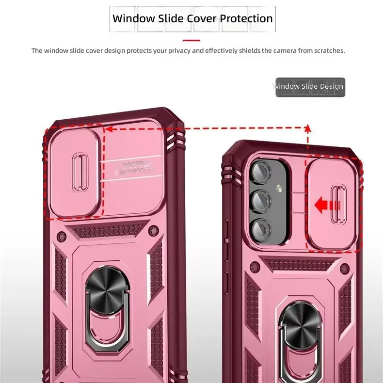 Shockproof magnetic tpu+pc armor design phone case for, detail picture