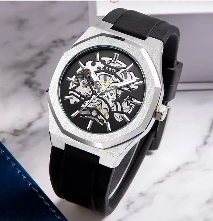 Custom design your own logo automatic mechanical watches wrist, detail picture