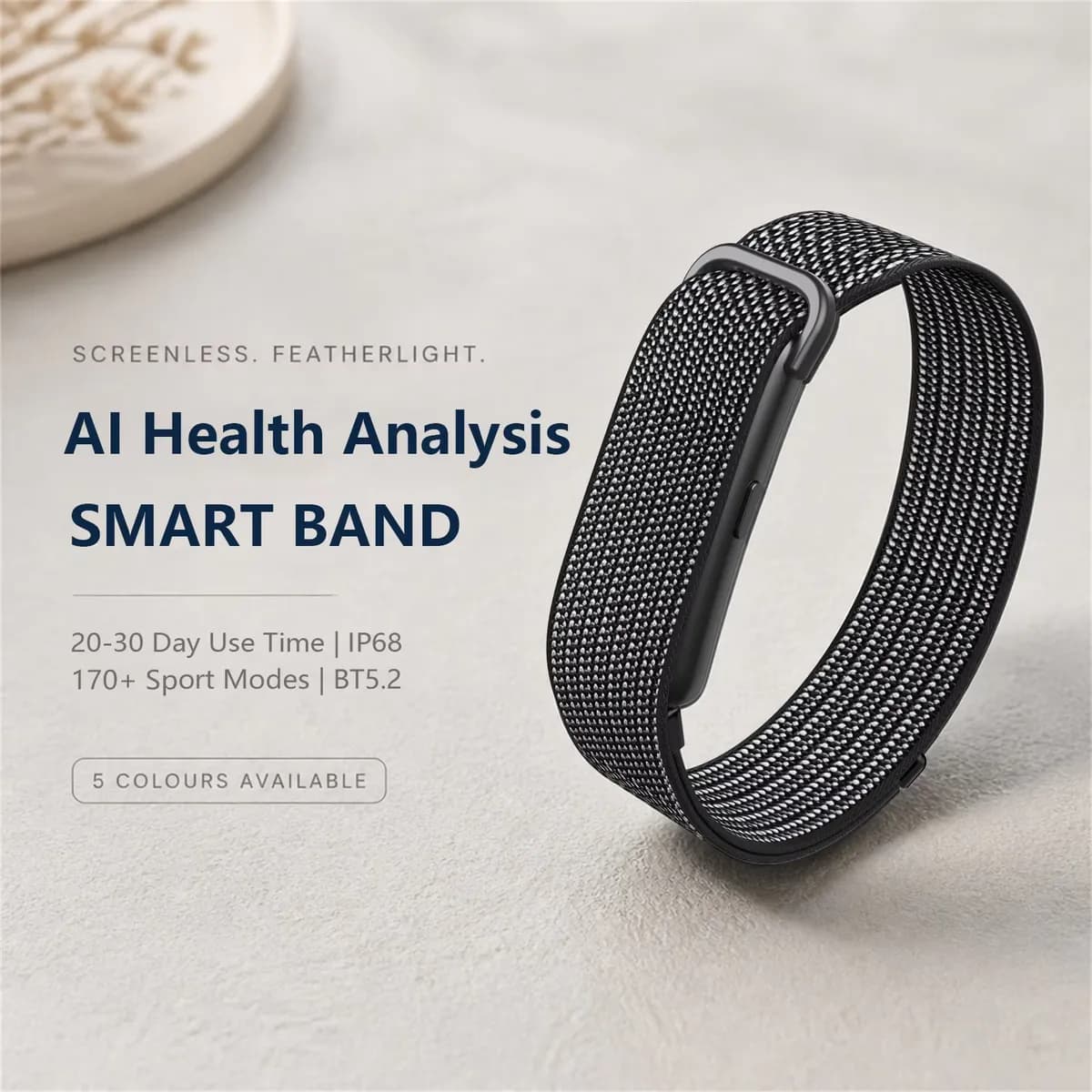 Smart bracelet SDK DS500 BT5.2 heart rate SpO2 sleep sports fitness, detail picture