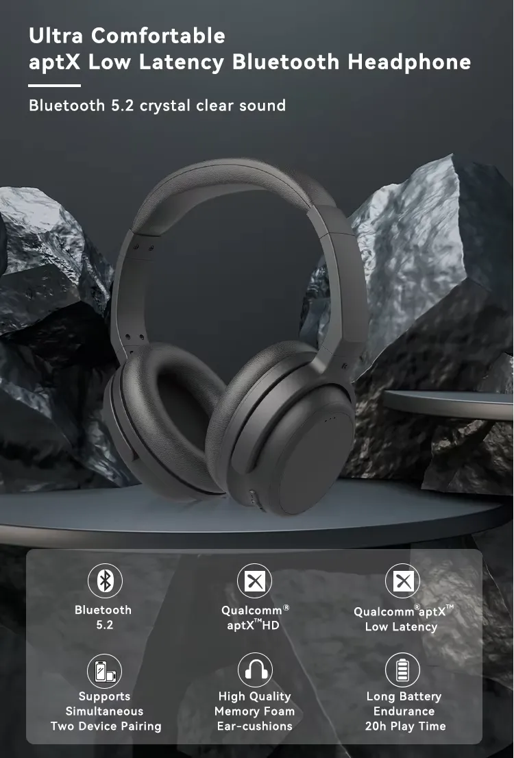 Hifi stereo over-ear Bluetooth headphones sport wireless headset 15, detail picture