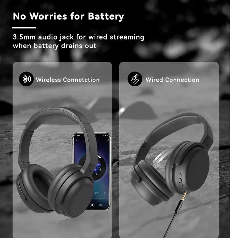 Hifi stereo over-ear Bluetooth headphones sport wireless headset 15, detail picture