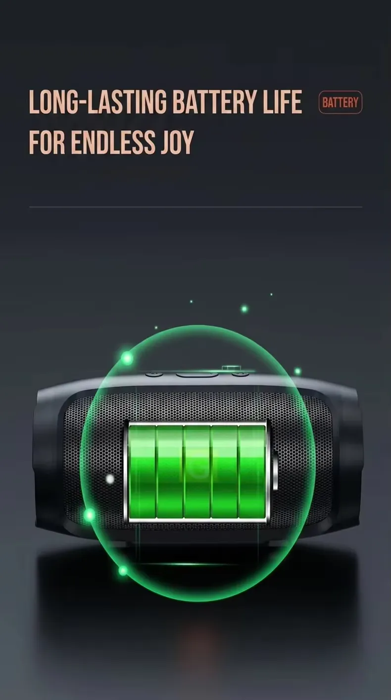 Mini wireless for speaker for outdoor sports & home theatre use, detail picture
