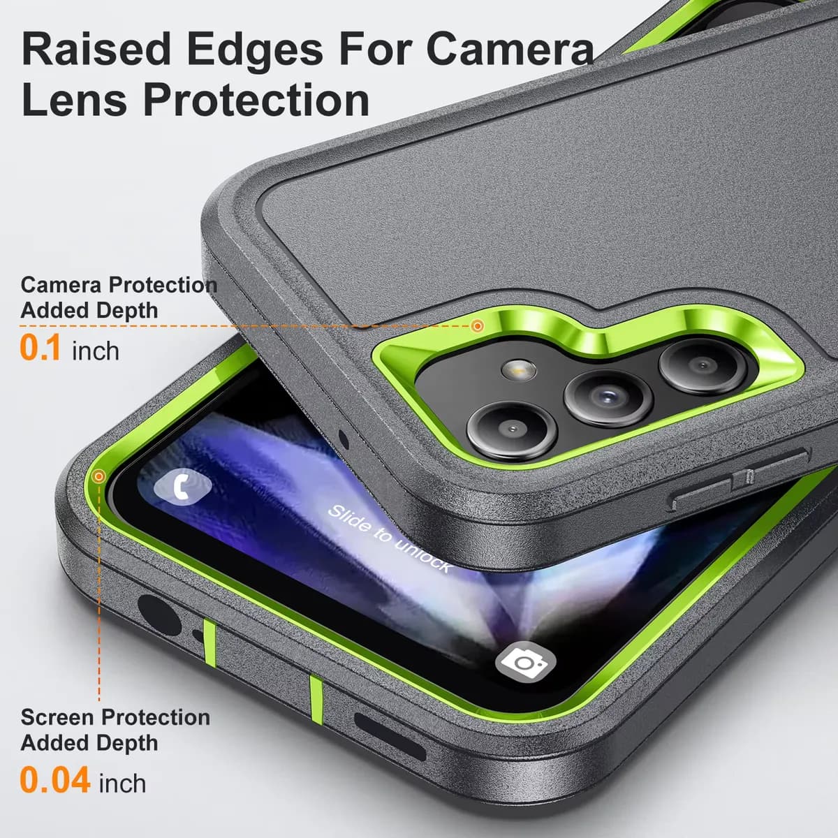 Anti-shock strong cover cases A17 A54 5G A56 A36 A16 A15 A14 A53 A13, detail picture