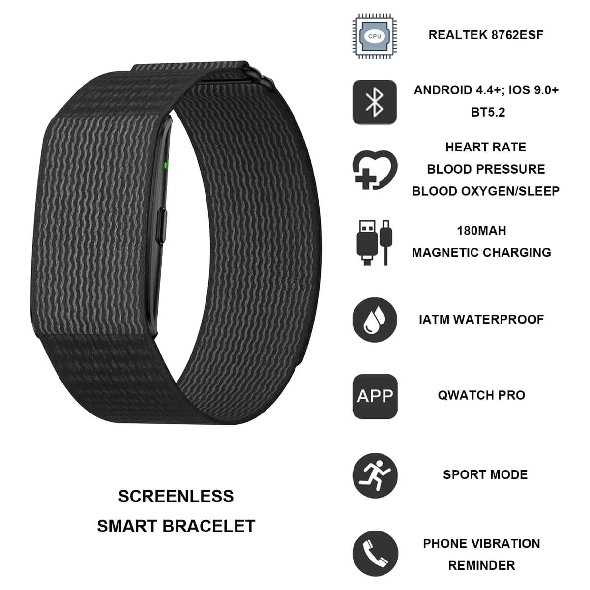H59MAX smart band bracelet AI health report 50 days standby fitness
