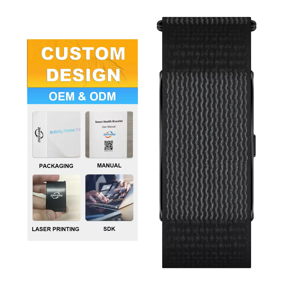 H59MAX smart band bracelet AI health report 50 days standby fitness, detail picture