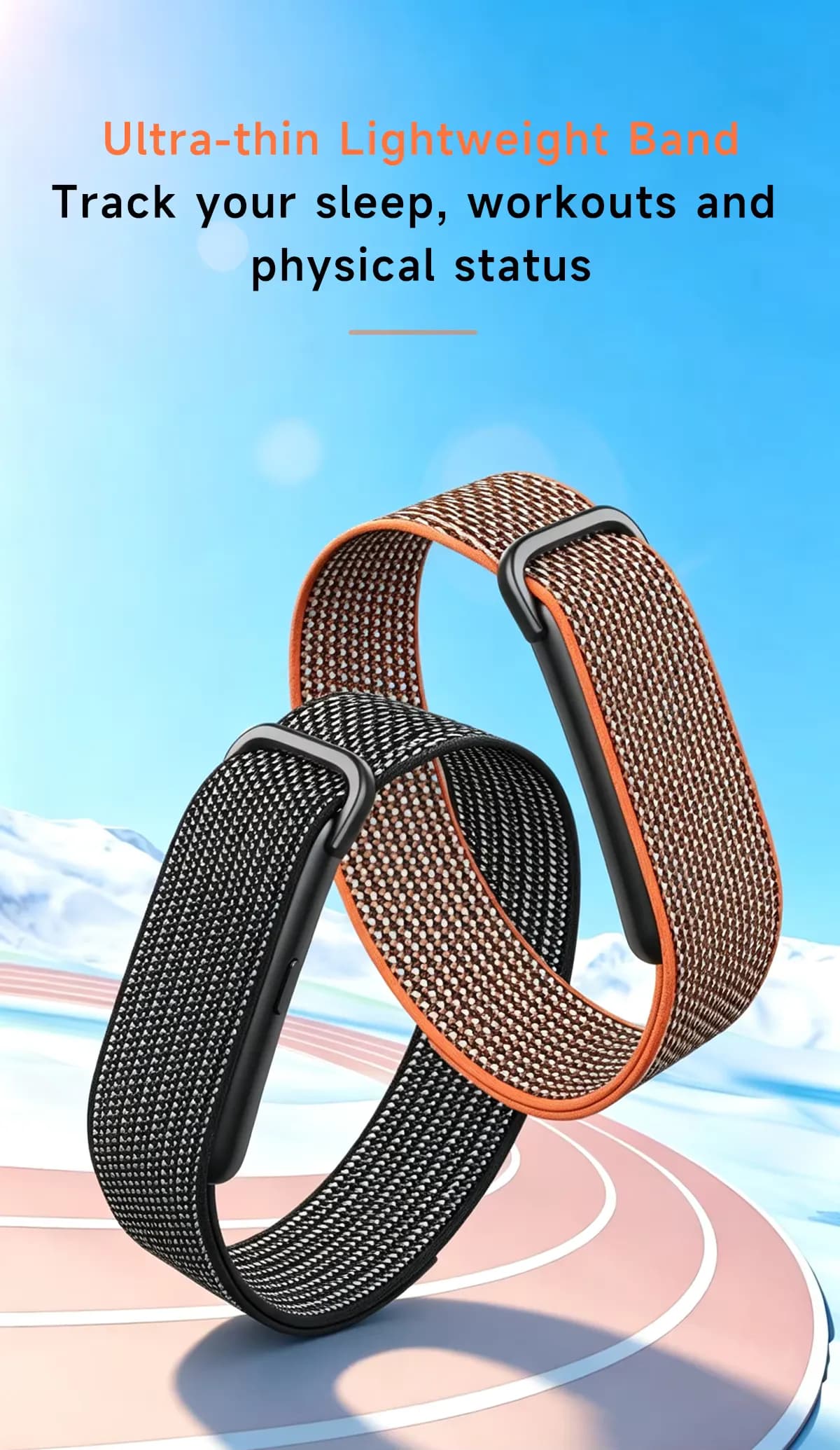 Smart health bracelet fitness tracker, detail picture