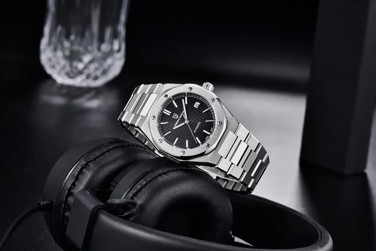 Pagani design PD-1673 new men's automatic machinery watch miyota 8215, detail picture