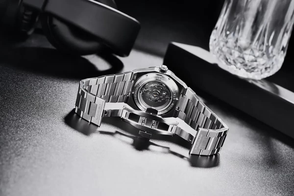 Pagani design PD-1673 new men's automatic machinery watch miyota 8215, detail picture